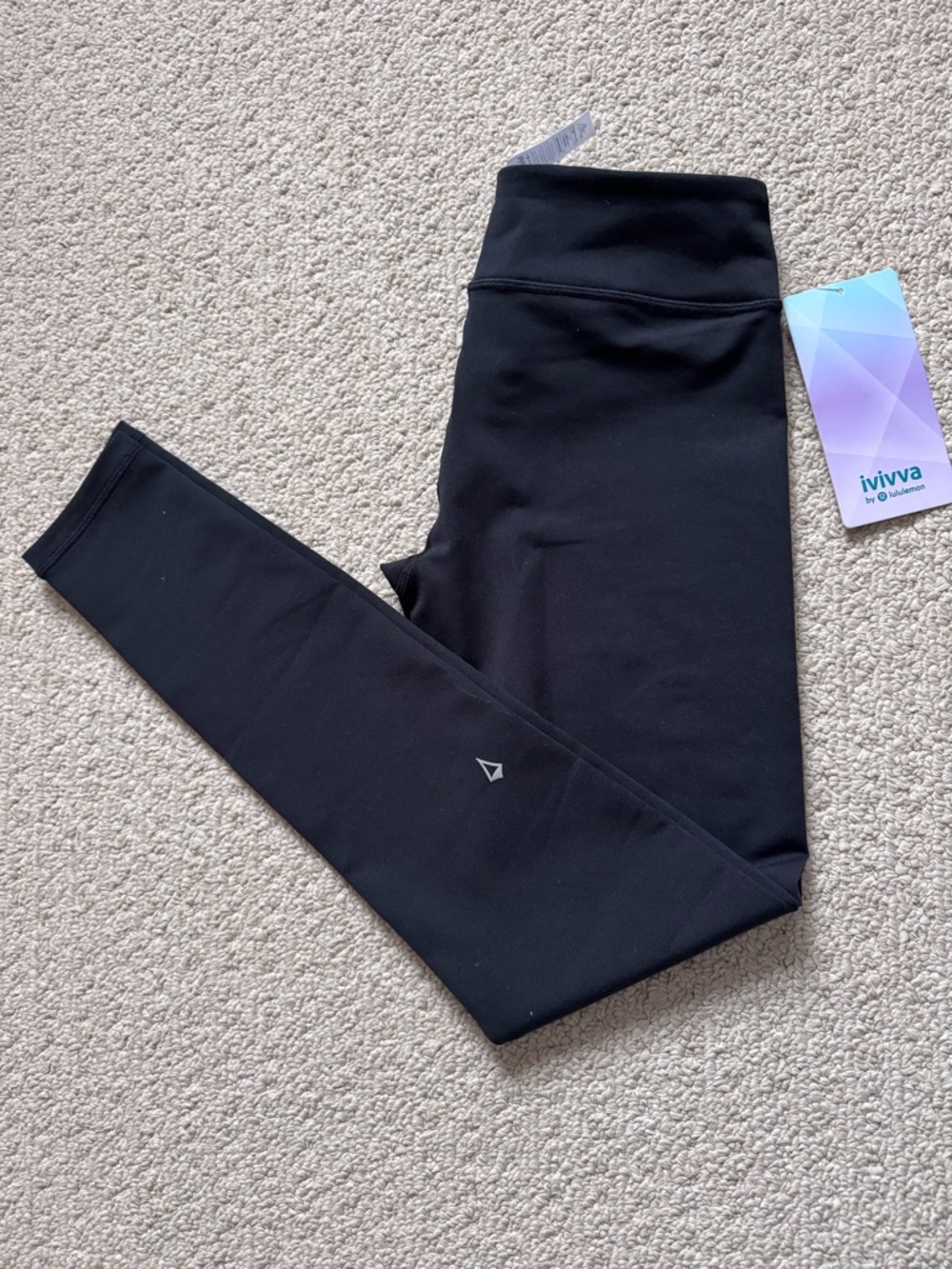 IVIVVA BY LULULEMON Rhythmic Tight 'Reversible' Black Girls Size 14 - New